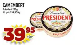 Din Mat Camembert President erbjuda