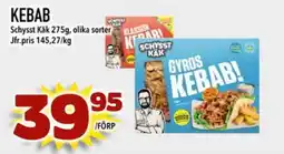 Din Mat Schysst Käk gyros kebab erbjuda