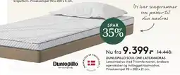 Seng Dunlopillo dunlopillo soul one latexmadras erbjuda