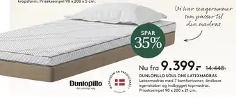 Dunlopillo dunlopillo soul one latexmadras
