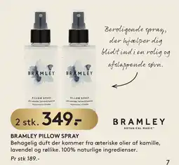 Seng Bramley pillow spray erbjuda