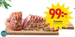 Matöppet Kassler erbjuda