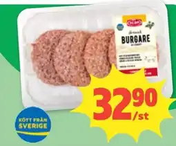Coop Läckers burgare erbjuda