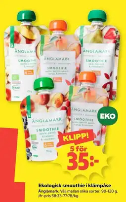 Coop Ånglamark smoothie erbjuda
