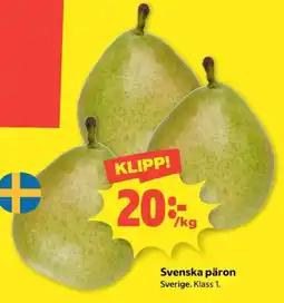 Coop Päron erbjuda