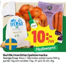 Coop Palsternacka erbjuda