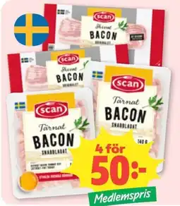 Coop Scan Tärnat Bacon erbjuda