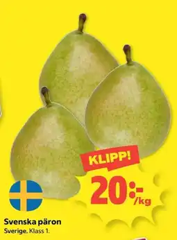 Coop Päron erbjuda