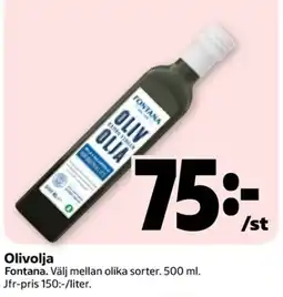 Coop Fontana olivolja erbjuda