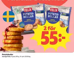 Coop Felix Potatisbullar erbjuda