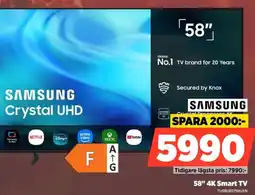 Power Samsung 58" 4K Smart TV erbjuda