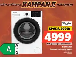 Power Whirlpool tvättmaskin erbjuda
