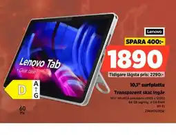 Power Lenovo Tab erbjuda