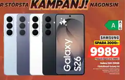 Power Samsung Galaxy S26 erbjuda