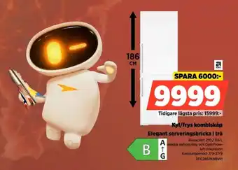 Power Asko kyl/frys kombiskåp erbjuda