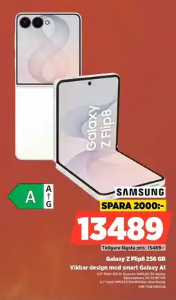 Power Samsung galaxy z flip8 erbjuda