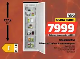 Power AEG integrerad frys erbjuda
