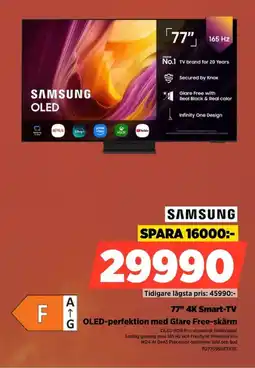 Power Samsung 77" 4K Smart-TV erbjuda