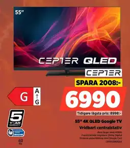 Power Cepter 4K QLED Google TV erbjuda