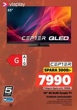 Power Cepter 4K QLED Google TV erbjuda