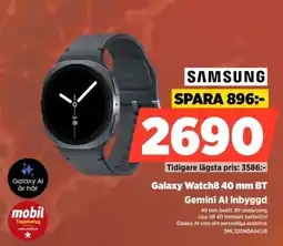 Power Samsung galaxy watch8 40 mm bt erbjuda