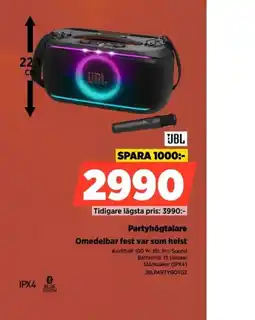Power Jbl partyhögtalare erbjuda