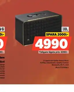 Power Jbl 3.1-kanal med Dolby Atmos Music erbjuda