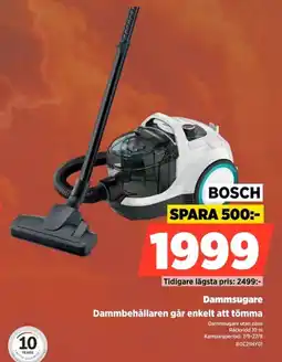 Power Bosch dammsugare erbjuda