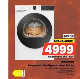 Power gorenje torktumlare erbjuda