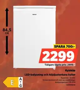 Power Senz kylskåp erbjuda