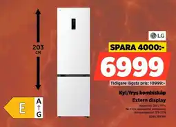 Power LG kyl/frys kombiskåp erbjuda