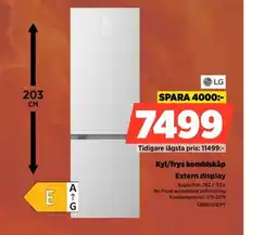 Power LG kyl/frys kombiskåp erbjuda