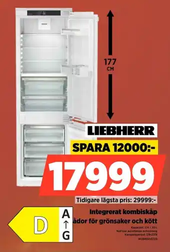 Power Liebherr integrerat kombiskåp erbjuda