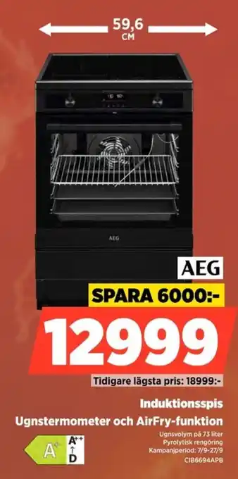 Power Aeg induktionsspis erbjuda