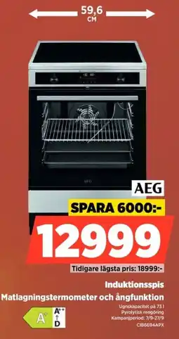 Power Aeg induktionsspis erbjuda