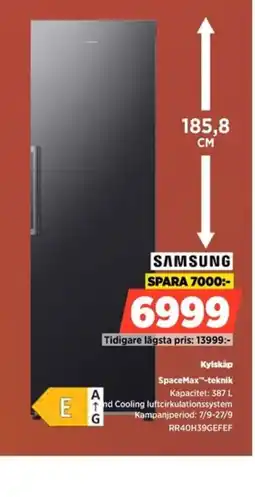 Power Samsung kylskåp erbjuda
