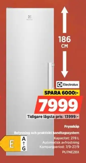 Power Electrolux frysskåp erbjuda