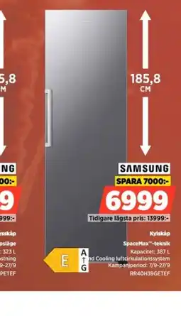 Power Samsung kylskåp erbjuda