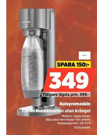 Power Kolsyremaskin erbjuda