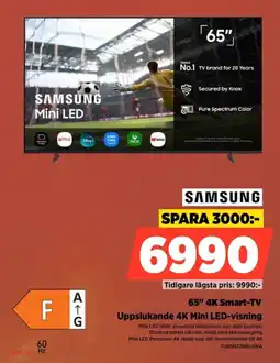 Power Samsung 65" 4K Smart-TV erbjuda
