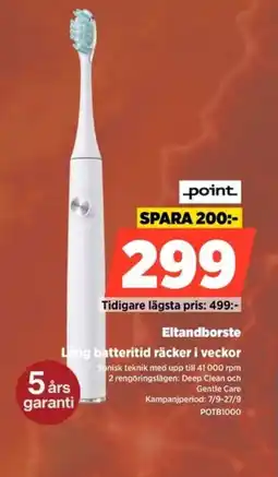 Power Point el tandborste erbjuda