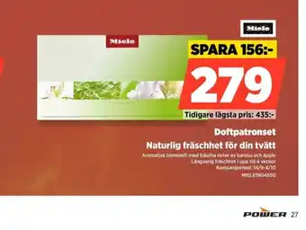 Power Miele Doftpatronset erbjuda
