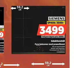 Power Siemens induktionshäll erbjuda
