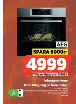 Power Aeg inbyggnadsugn erbjuda