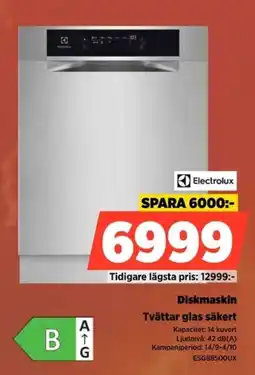 Power Electrolux Diskmaskin erbjuda