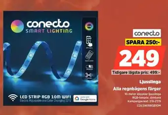 Power conecto ljusslinga erbjuda