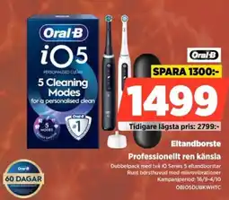 Power Oral-B el tandborste professionellt ren känsla erbjuda