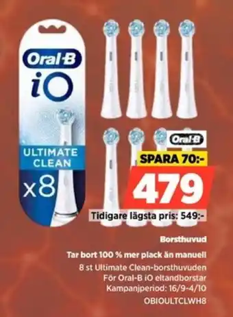 Power Oral-B iO Borsthuvud erbjuda