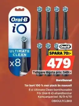 Power Oral-B iO borsthuvud erbjuda