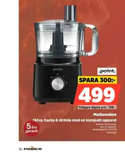 Power Point matberedare erbjuda